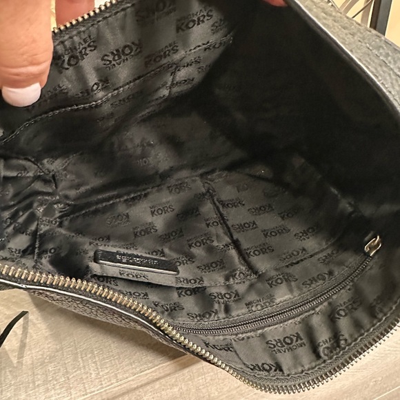 Michael Kors Black Hobo Bag with Silver Studs - Picture 3 of 7